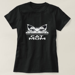 Schattig eenvoudig ontwerp vrouwen zwarte kat minn t-shirt