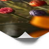 Schattig egel Poster (Hoek)