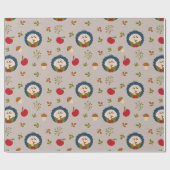 Schattig egeltje  cadeaupapier (Vlak)