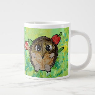 Schattig Egeltje Grote Koffiekop