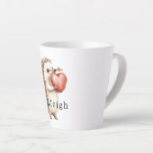 Schattig Egeltje Hart Dier   Latte Mok (Rechterhoek)