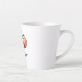 Schattig Egeltje Hart Dier   Latte Mok (Rechts)