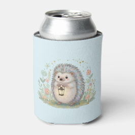 Schattig egeltje met lantaarn blikjeskoeler