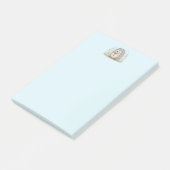 Schattig egeltje met lantaarn post-it® notes (Schuin)