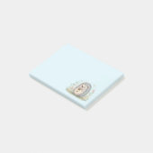 Schattig egeltje met lantaarn post-it® notes (Schuin)
