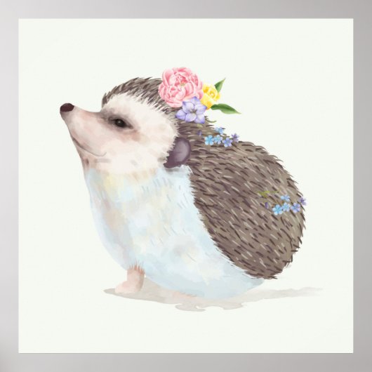 Schattig egeltje poster (Voorkant)