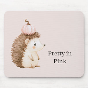 Schattig Egeltje Roze Pompoen Muismat