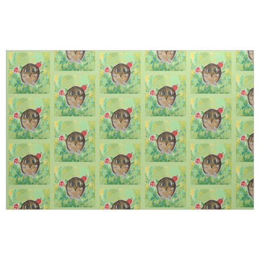 Schattig Egeltje Stof (Fat Quarter)