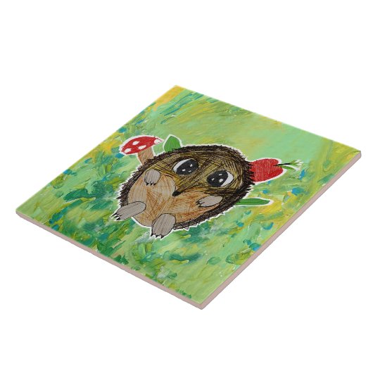 Schattig Egeltje Tegeltje (Zijkant)