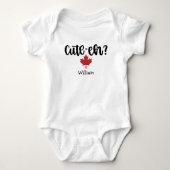 Schattig-eh Canadese Grappig Romper (Voorkant)