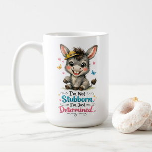 Schattig eigenwijs muildier koffiemok