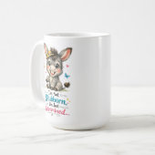 Schattig eigenwijs muildier koffiemok (Voorkant links)