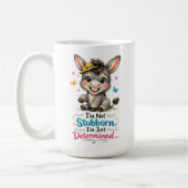 Schattig eigenwijs muildier koffiemok (Links)