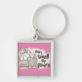 Schattig Einde en Ruik de Bloemen Sleutelhanger