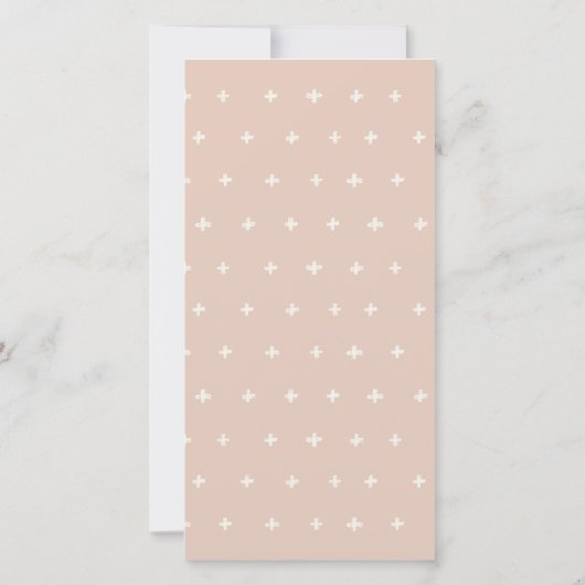 Schattig Elegant Blos Blauw Hart Regenboog Baby Sh Bedankkaart (Achterkant)