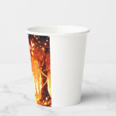 Schattig Elegant Enchanted Forest Baby shower Papieren Bekers (Links)