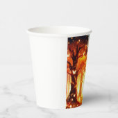 Schattig Elegant Enchanted Forest Baby shower Papieren Bekers (Rechts)