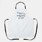 Schattig Elegant Modern Beste Moeder Ooit Script K Schort (Voorkant)