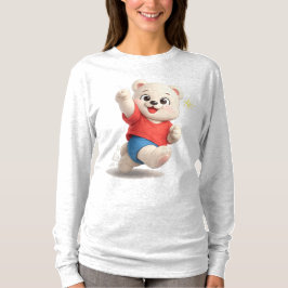 Schattig en Aardig Ontwerp van een Teddbeer T-shirt
