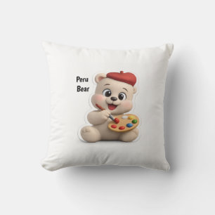 Schattig en Aardig Teddybeerontwerp Kussen