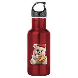 Schattig en Aardig Teddybeerontwerp Waterfles