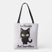 Schattig en bijbehorend kattenontwerp Tas (Achterkant)