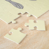 Schattig en elegant muisje legpuzzel (Zijkant)