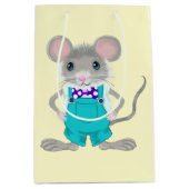 Schattig en elegant muisje medium cadeauzakje (Voorkant)