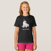 Schattig en eng Halloween-spook T-shirt (Voorkant volledig)