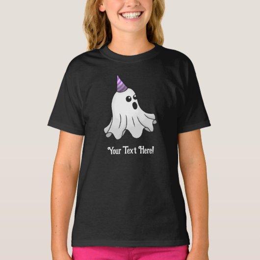 Schattig en eng Halloween-spook T-shirt (Voorkant)