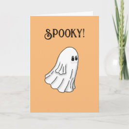 Schattig en eng spook Gelukkig Halloween
