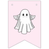 Schattig en eng spook roze vlaggetjes (Tweede vlag)