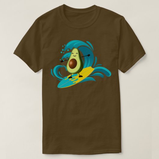 schattig en grappig avontuurlijk surfen op een gol t-shirt (Design voorkant)