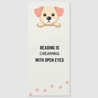 schattig en grappig glurend hond bladwijzer met ci