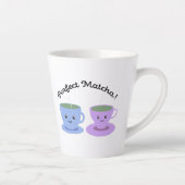 Schattig en grappig perfecte Matcha  Latte Mok (Rechts)
