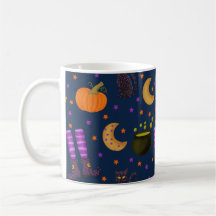 Schattig en grillig Halloween-patroon