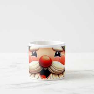 schattig en kawai Papai Noel Baba Sint Nicolaas Kr Espresso Kop
