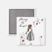 Schattig en kleurrijk altijd vriendelijke magneet  (Voorkant / Achterkant)