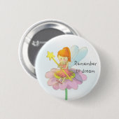 Schattig en Kleurrijk Fee Ronde Button 5,7 Cm (Voorkant /achterkant)