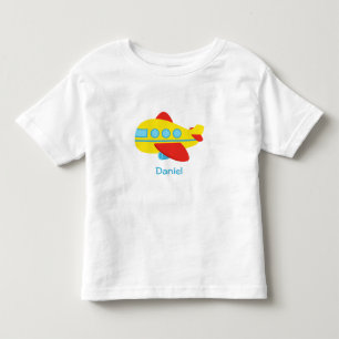 Schattig en Kleurrijk Passagiersvliegtuig Kinder Shirts
