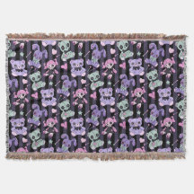 Schattig en knus Pastel Goth Voodoo-pop
