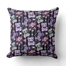 Schattig en knus Pastel Goth Voodoo-pop