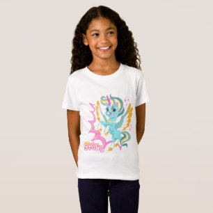 Schattig en krachtig eenhoorn t-shirt