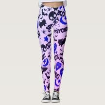 Schattig en leuk paars, blauw en zwart Halloween