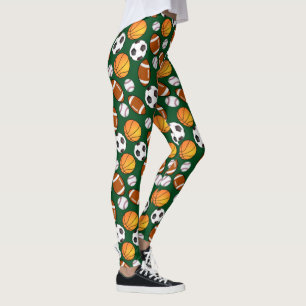 Schattig en leuk Verschillend sportthema Patroon S Leggings