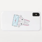 Schattig en lief konijn met liefdesbrief Case-Mate iPhone case (Achterkant (horizontaal))