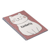 Schattig en Modern Kitten Notitieboek (Rechterzijde)