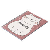 Schattig en Modern Kitten Notitieboek (Linkerzijde)