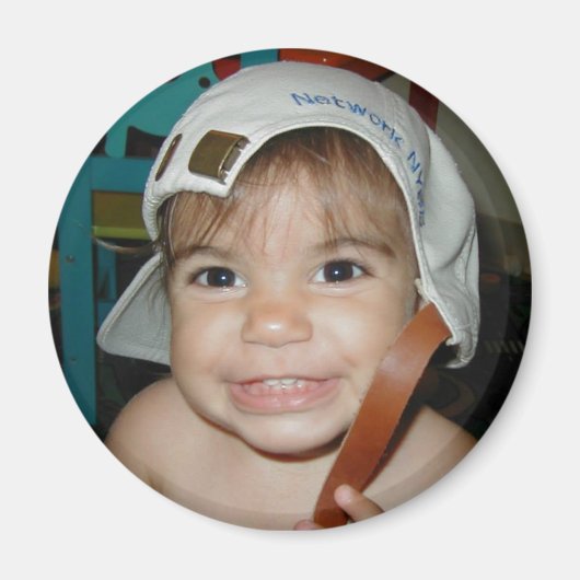 Schattig en Omhoog Sluit Aangepaste Fotomagneet Magneet (Voorkant)