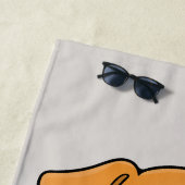 Schattig en uniek honden strandlaken (In situ)